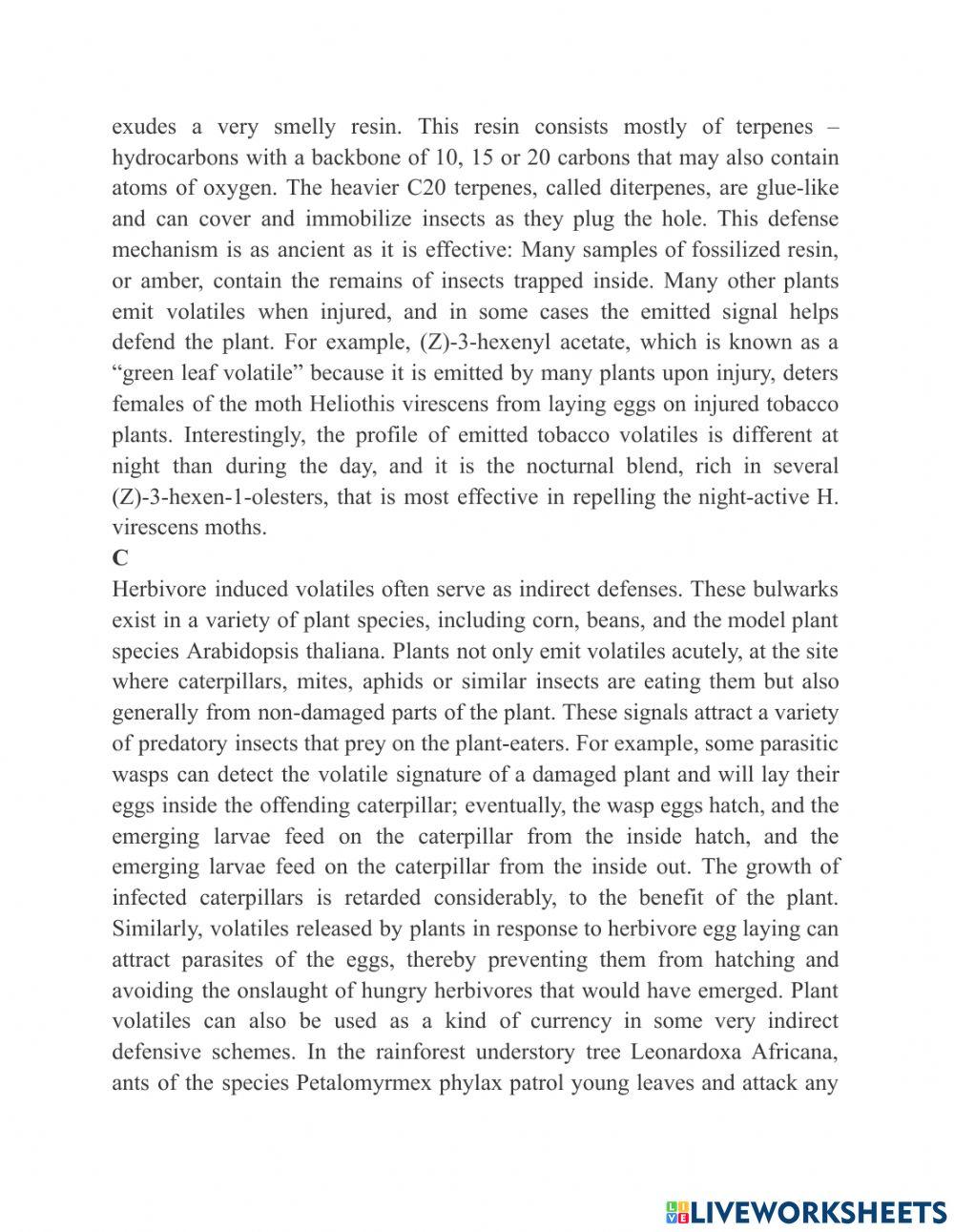 Reading - actual test - passage 1 - 34301