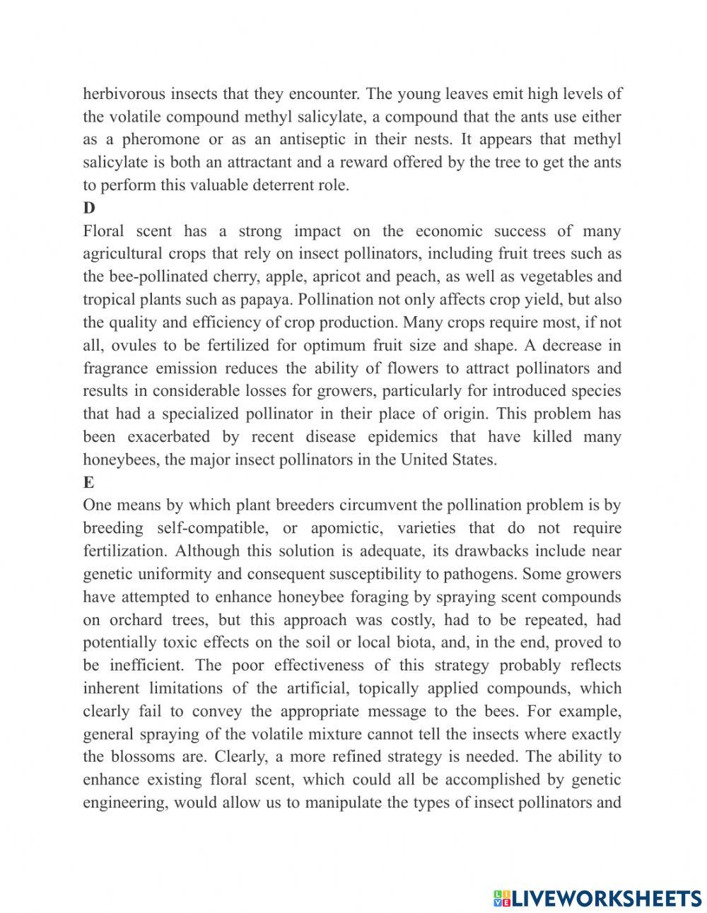 Reading - actual test - passage 1 - 34301