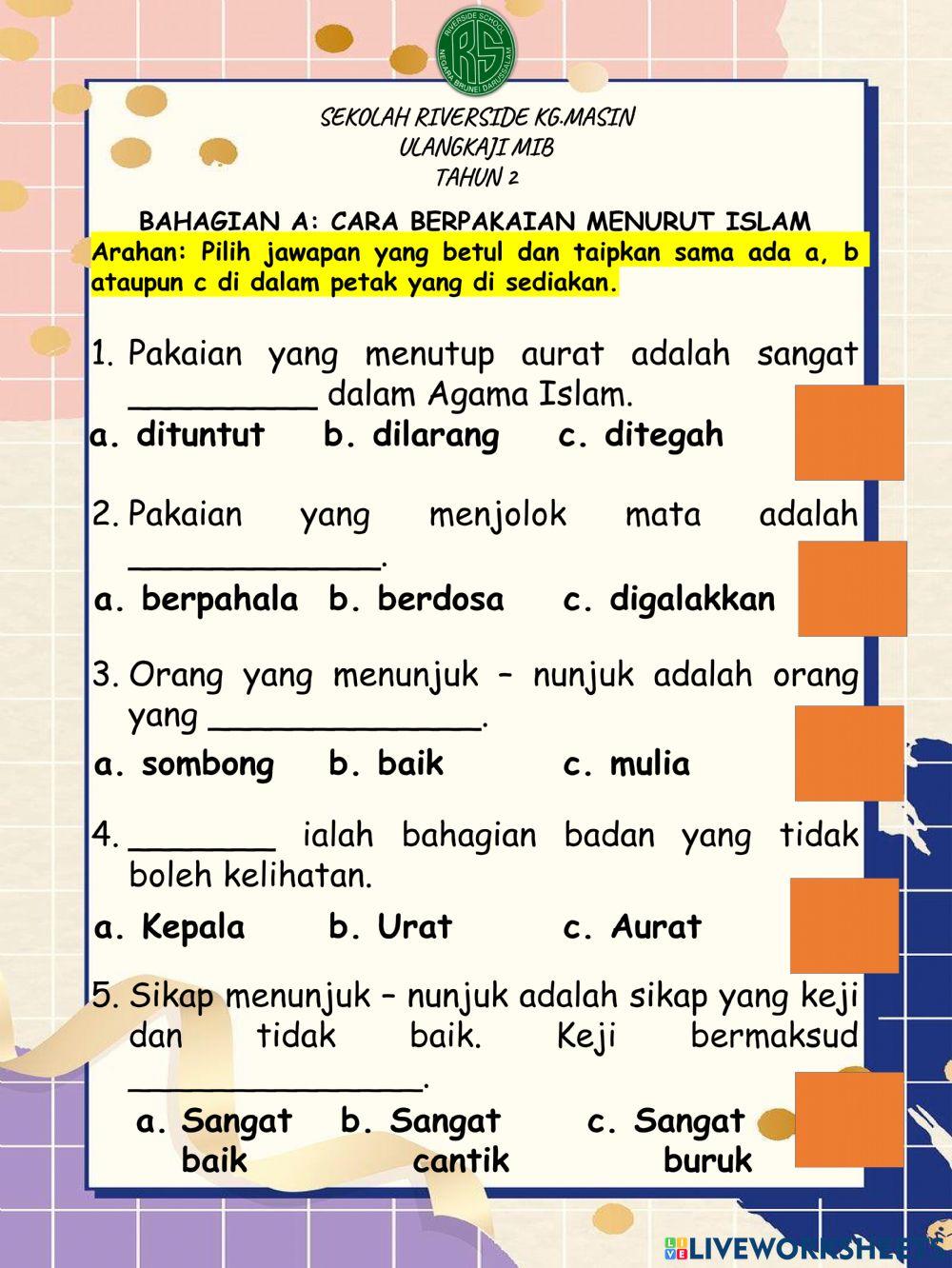 Ulangkaji mib tahun 2