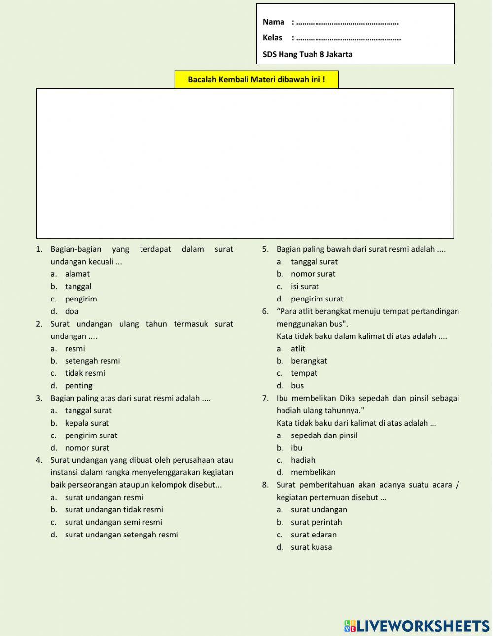 Kelas 5 Tema 7 subtema 2