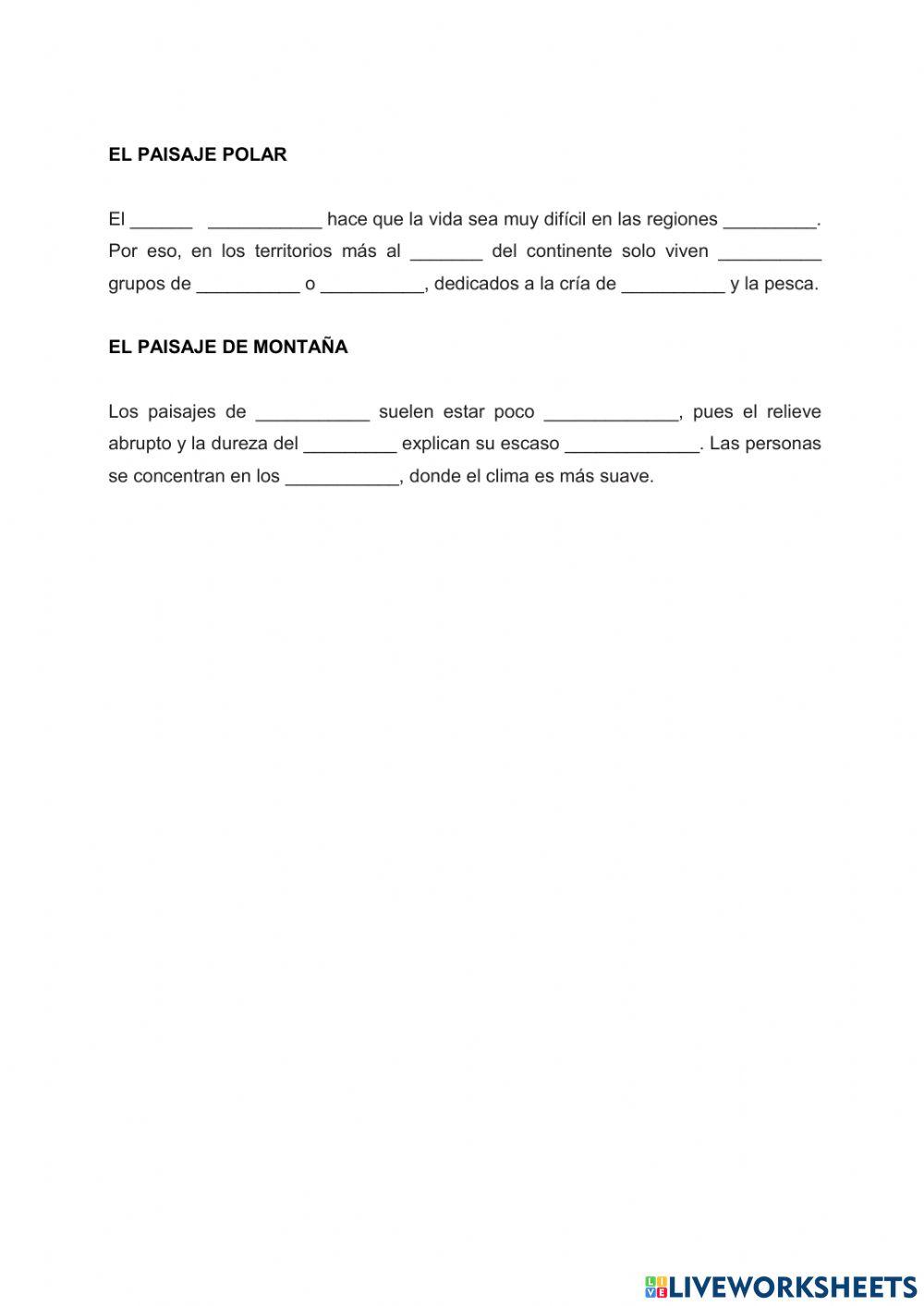 Los paisajes humanizados de Europa