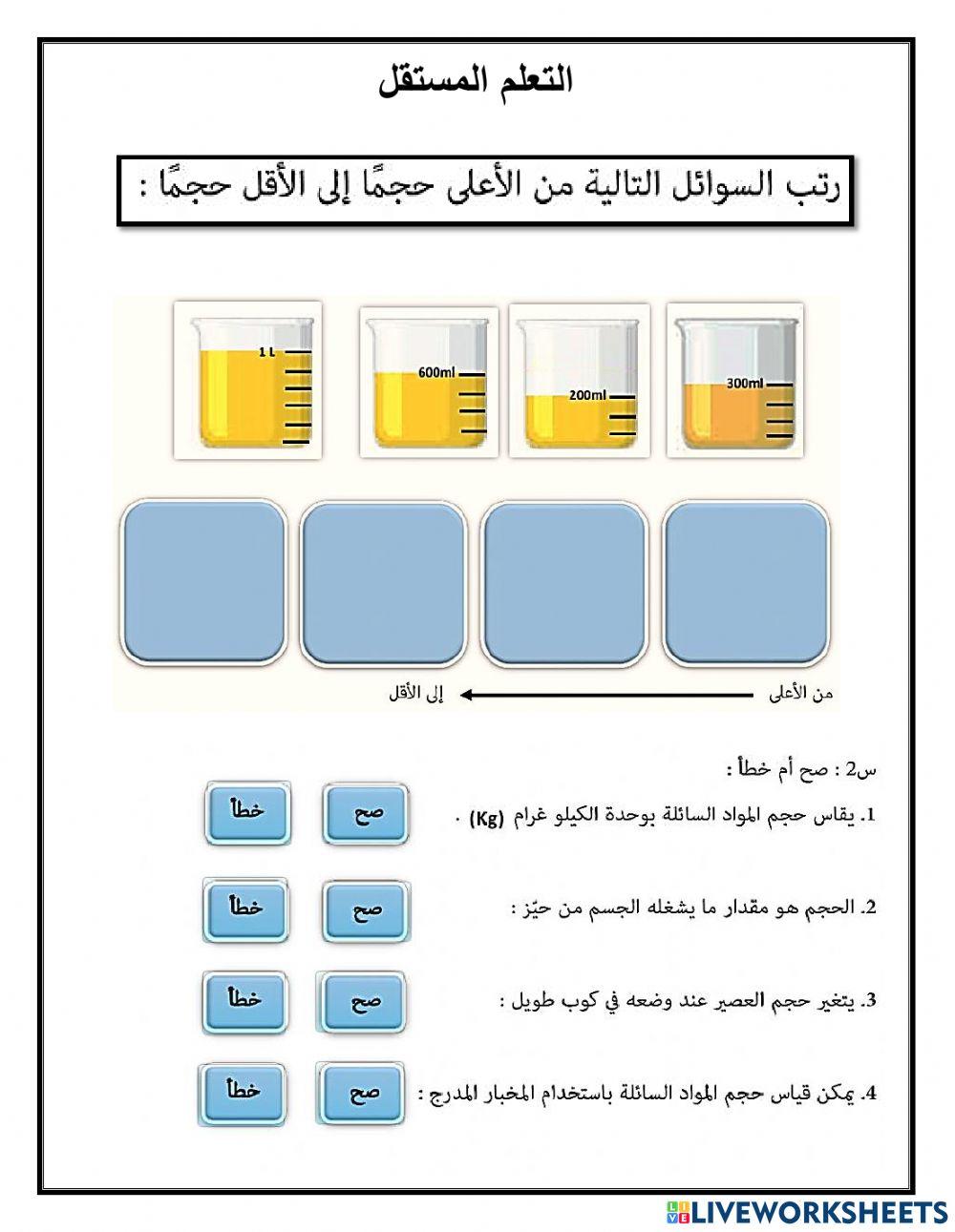 قياس المادة