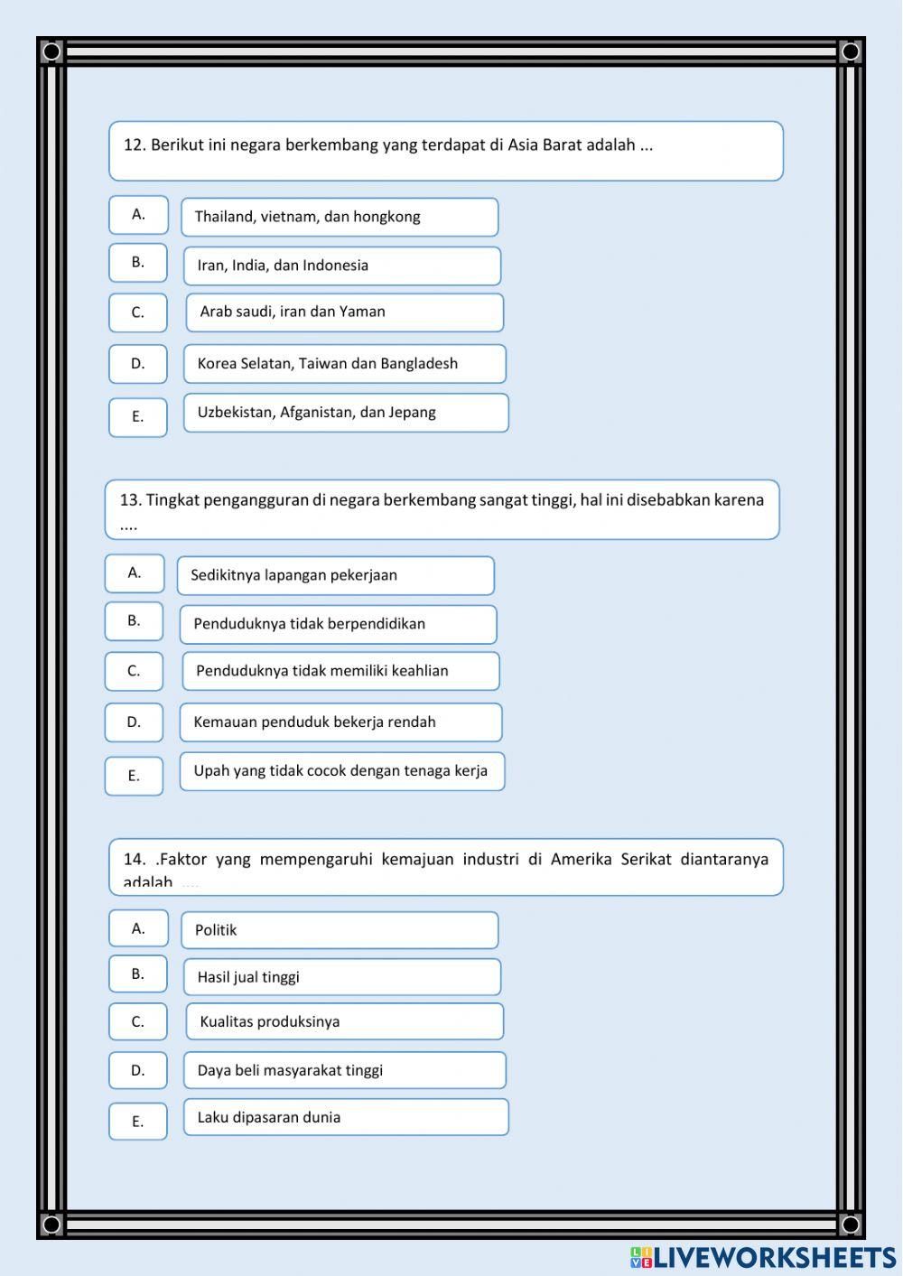 Negara maju dan negara berkembang