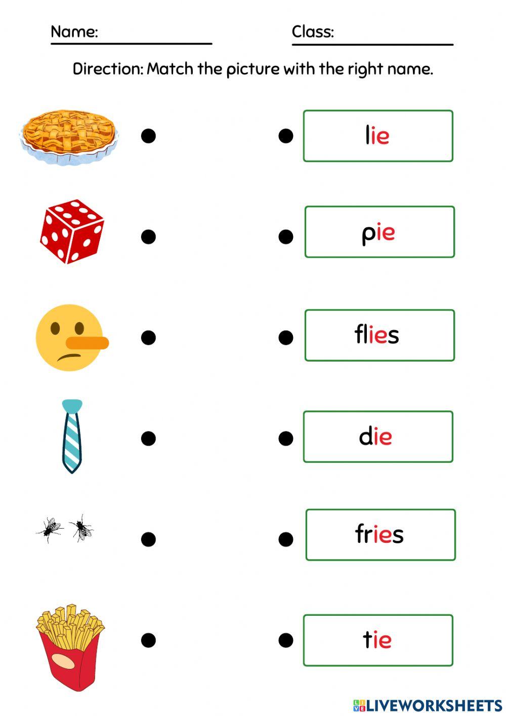 Long Vowel I (ie) words