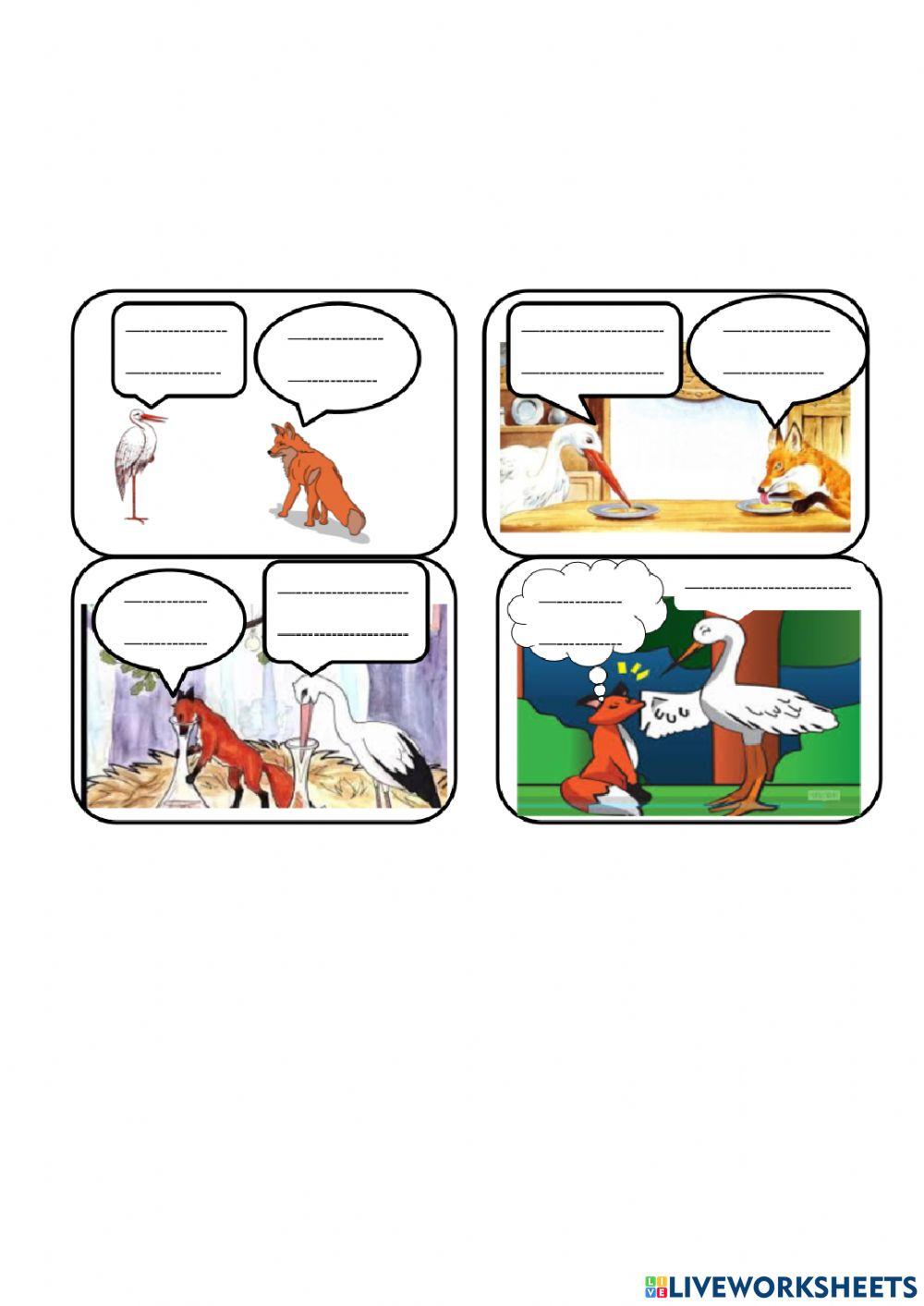 La volpe e la cicogna