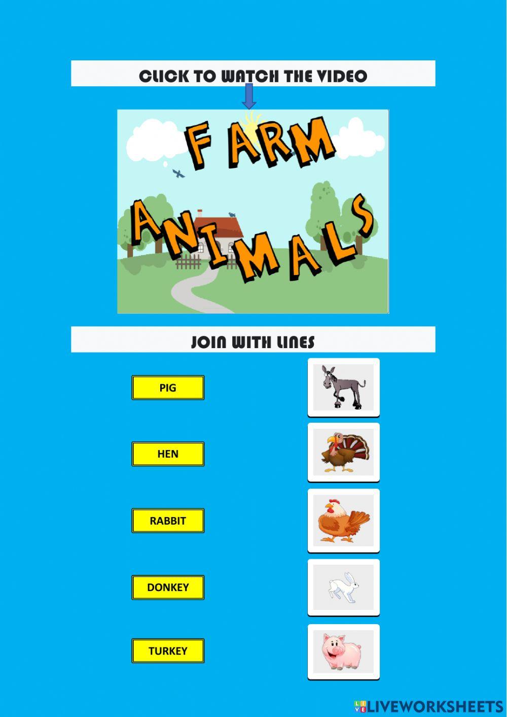 THE FARM ANIMALS