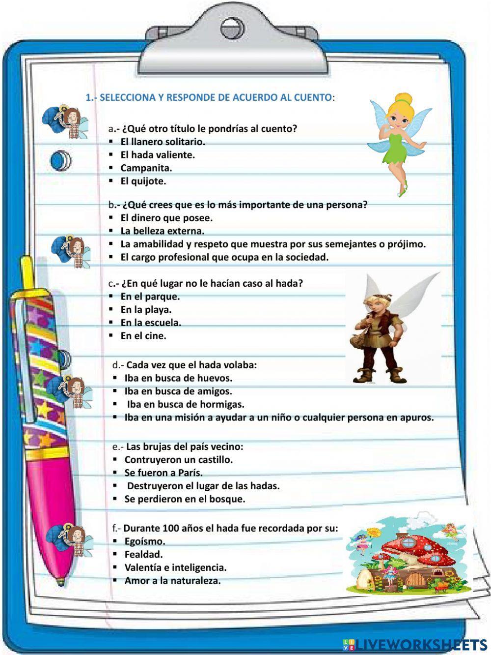 Comprensión  Lectora  5to de básica