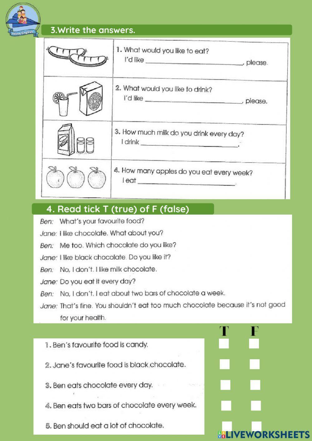 E5-U17 what would you like to eat?