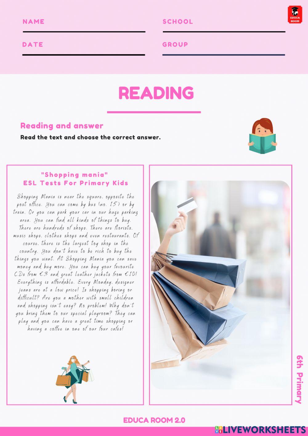 6º ud6 reading ingles