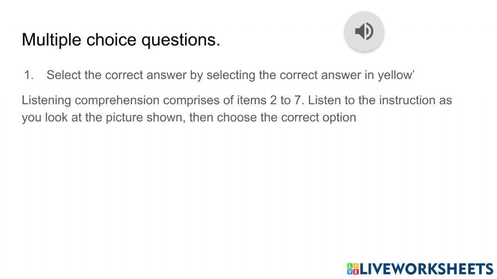 Listening Comprehension