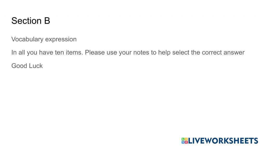 Listening Comprehension