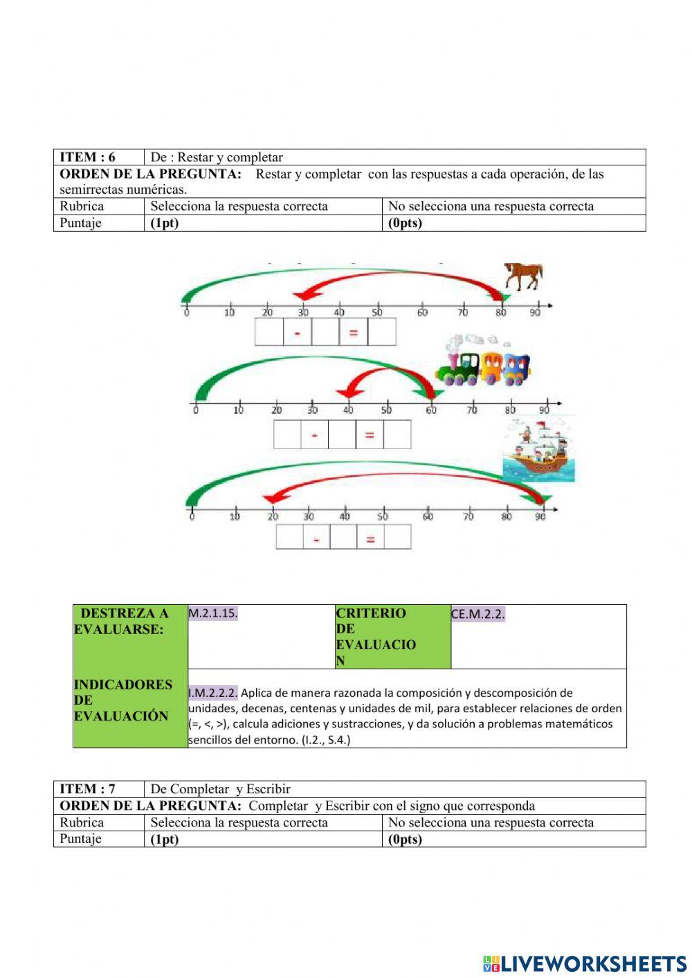 Evaluación segundo quimestre