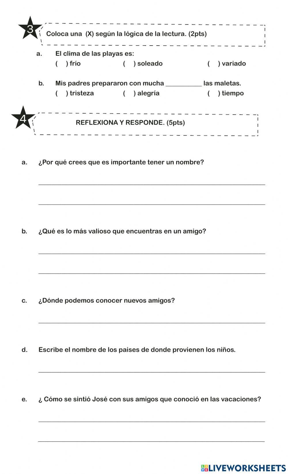 Lectura de comprensión