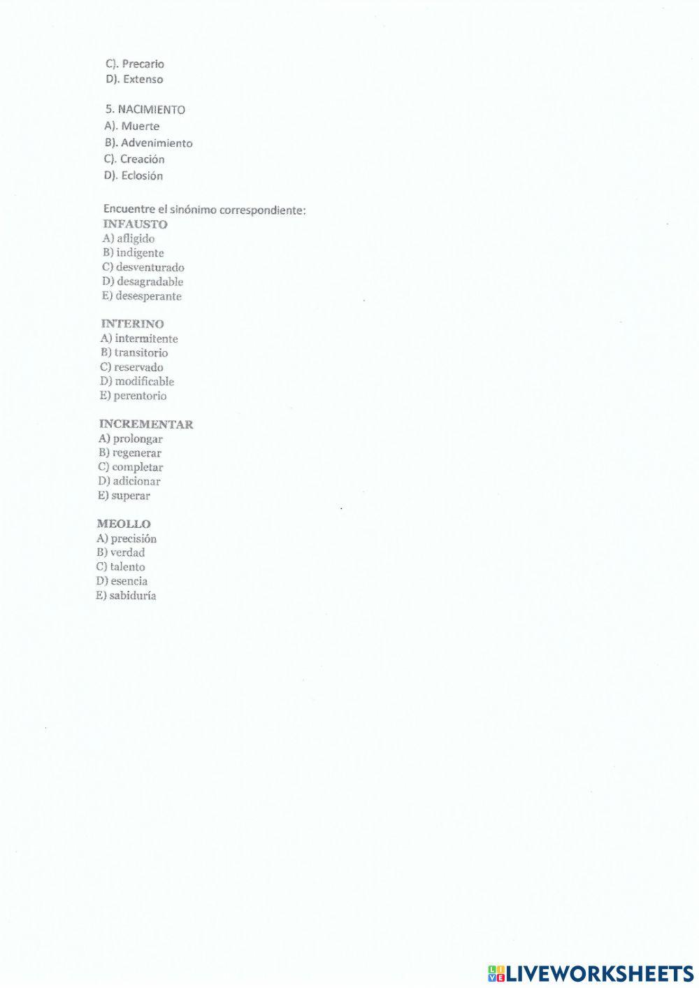 Ejercicios razonamiento