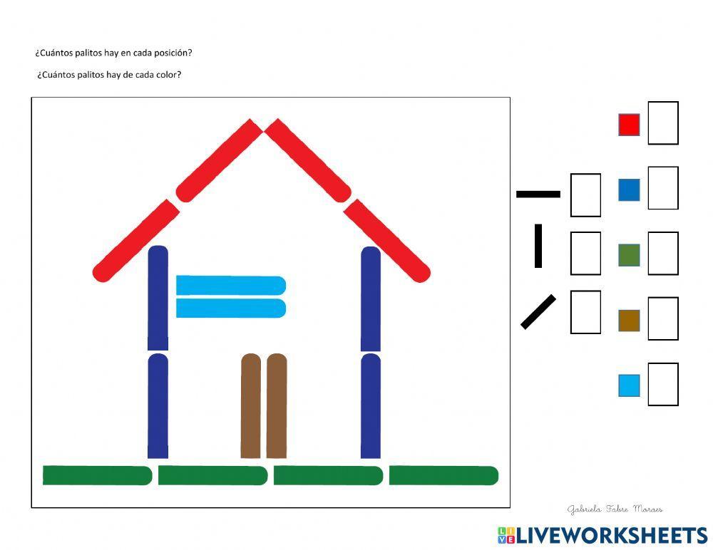 Palitos color y posición