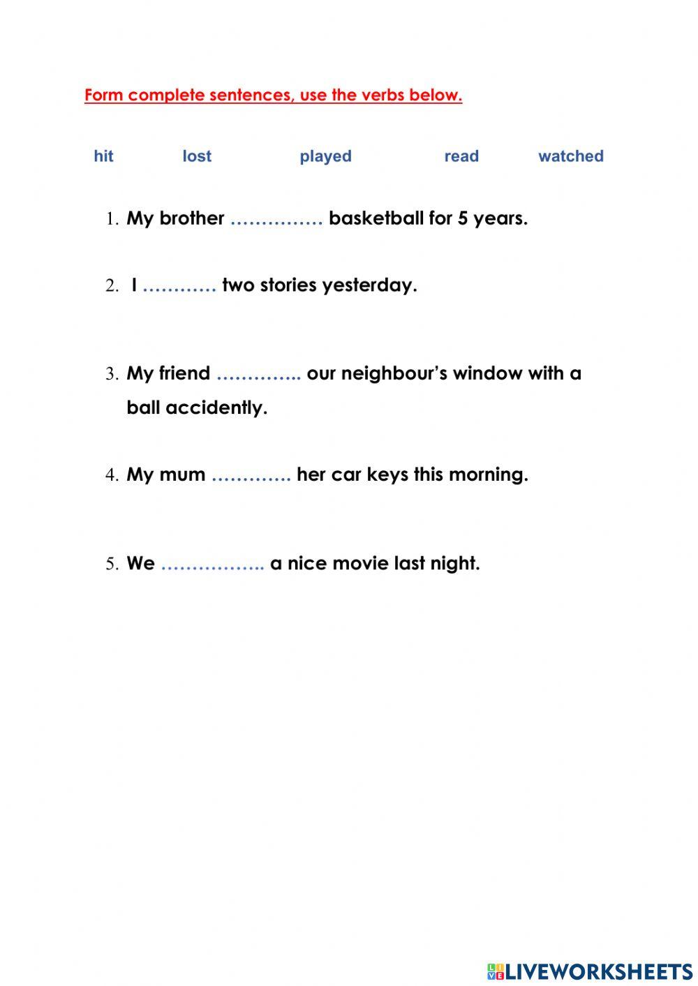 Unit 5 L.6 Grammar 2