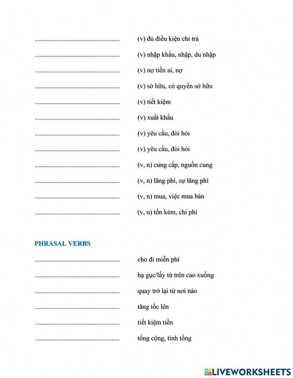 Unit 15 b1 destination