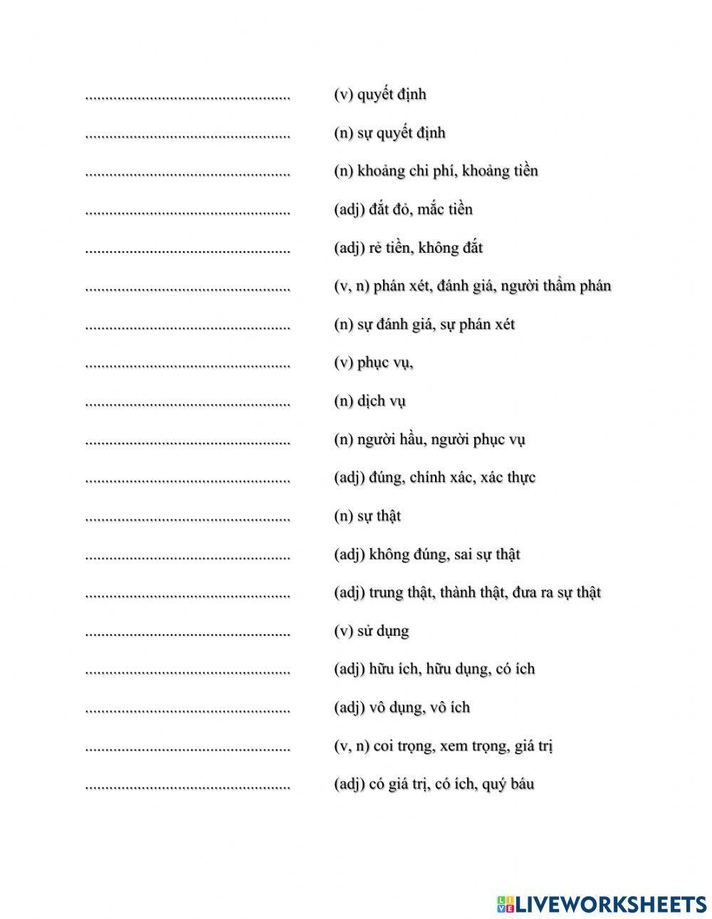 Unit 15 b1 destination