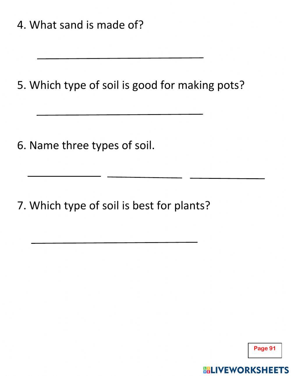 Week 16 act.2: Types of soil