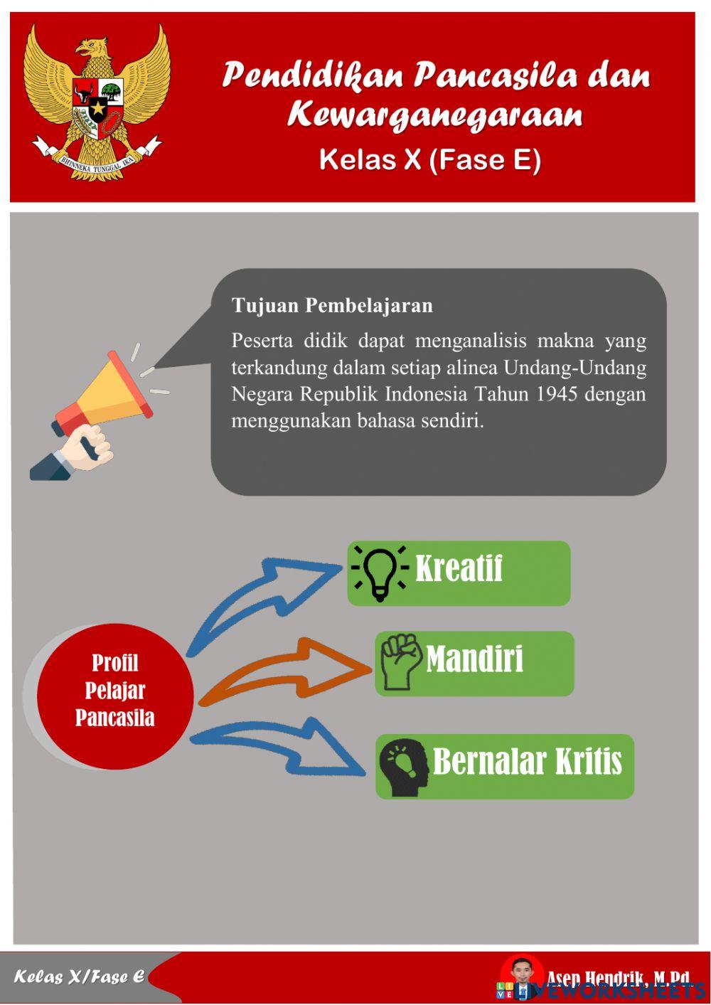 lkpd-ppkn-uud-nri-tahun-1945-sem2-online-exercise-for-live-worksheets