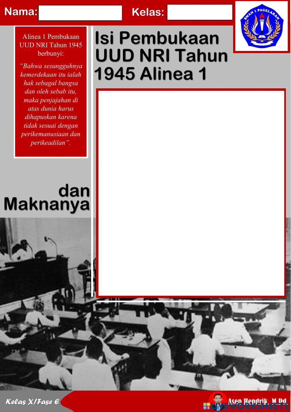 lkpd-ppkn-uud-nri-tahun-1945-sem2-online-exercise-for-live-worksheets