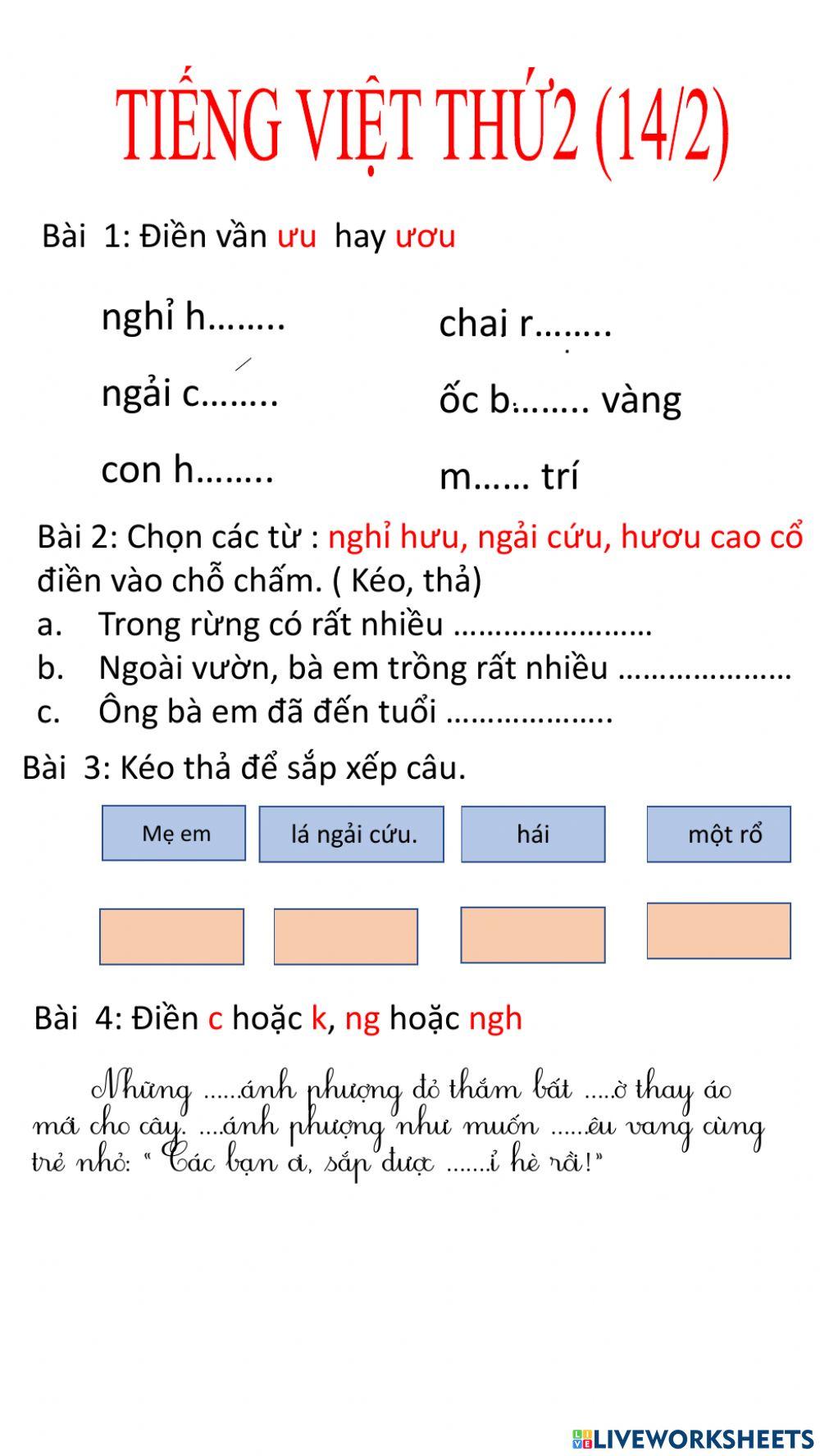 Tiếng Việt thứ 2 (14-2)
