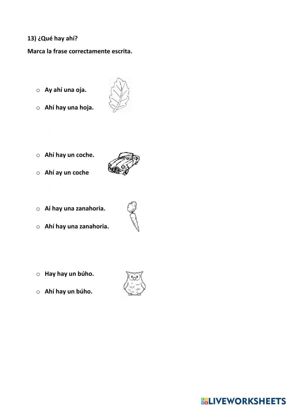 El uso de la letra H