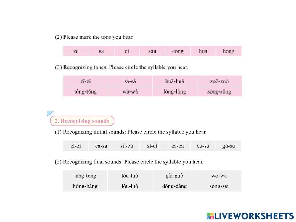 Let's Learn Mandarin book 1 Lesson 4