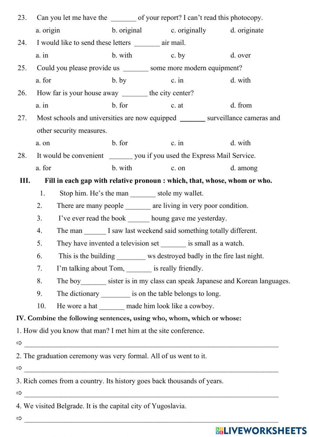 Unit 9 the post office