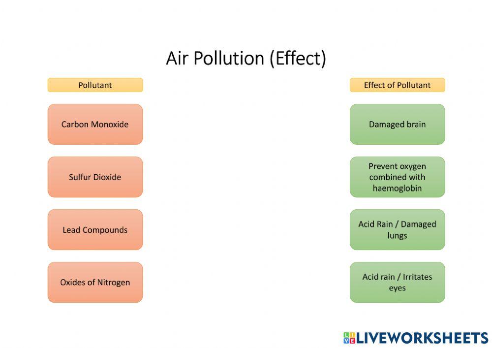 Air Pollution (Effects)