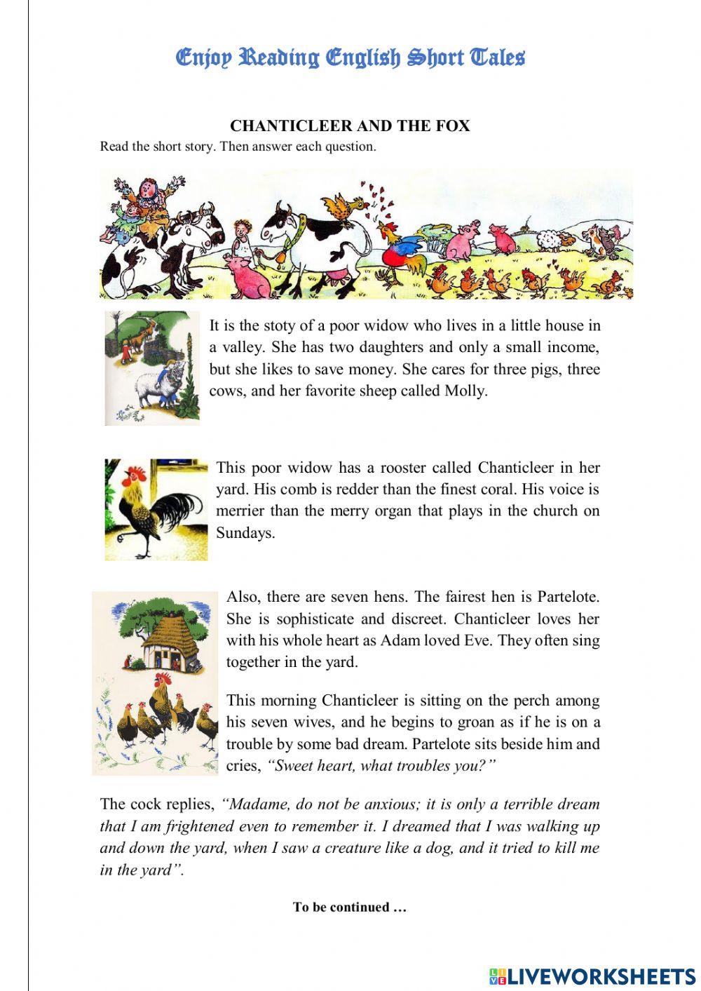 Chantecleer and the fox