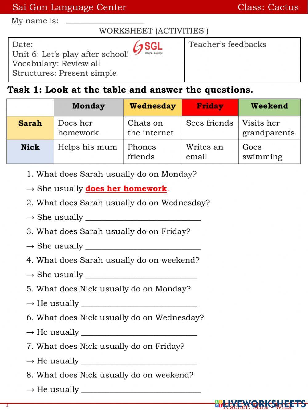 Let's play after school!