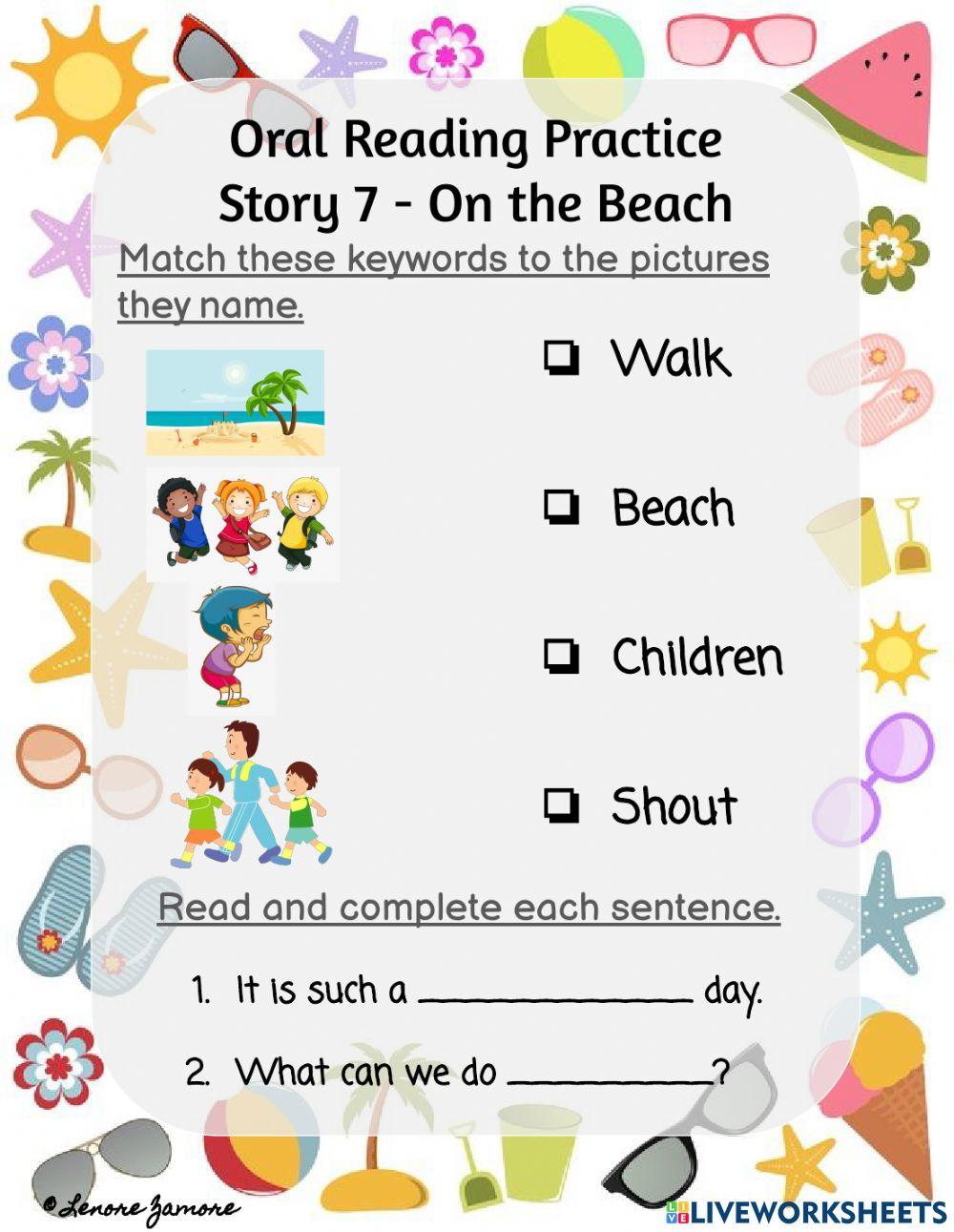 Oral Reading Practice - Story 7