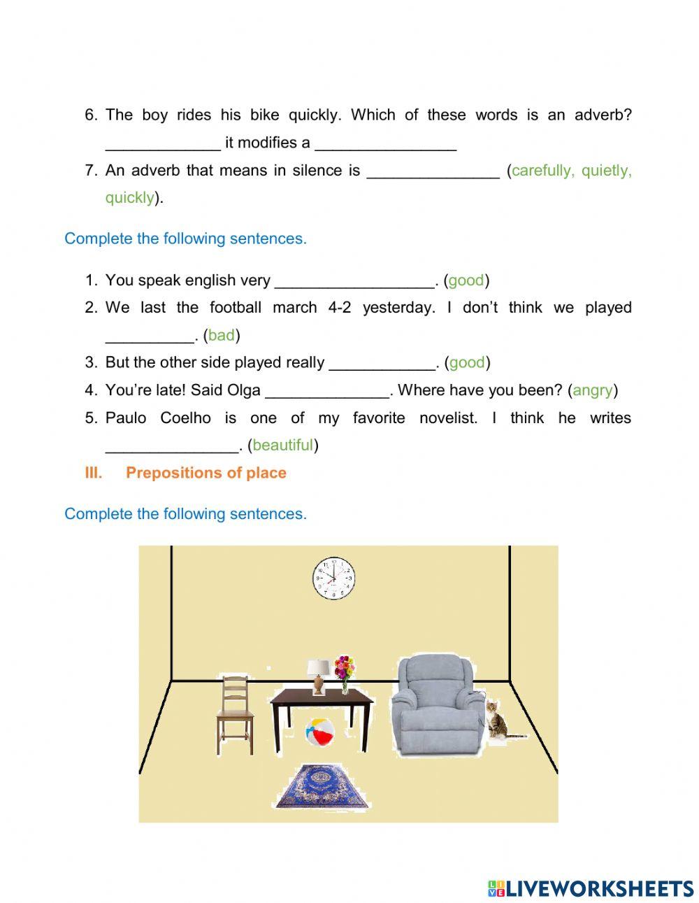 Third grading period grammar study guide