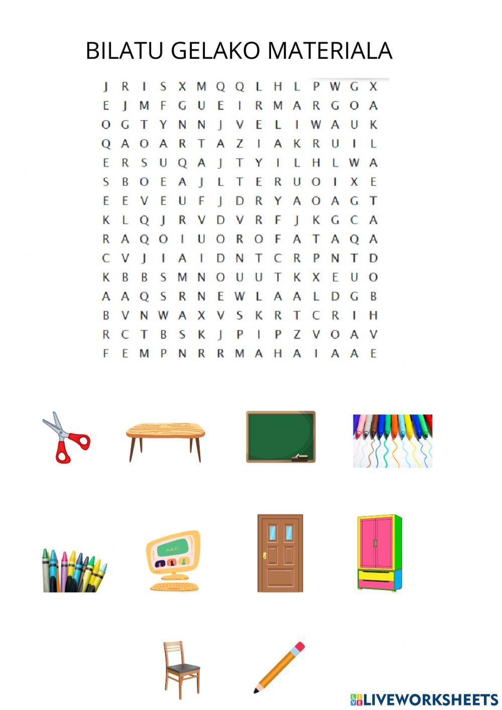 GELAKO MATERIALA | Free Interactive Worksheets | 5299659