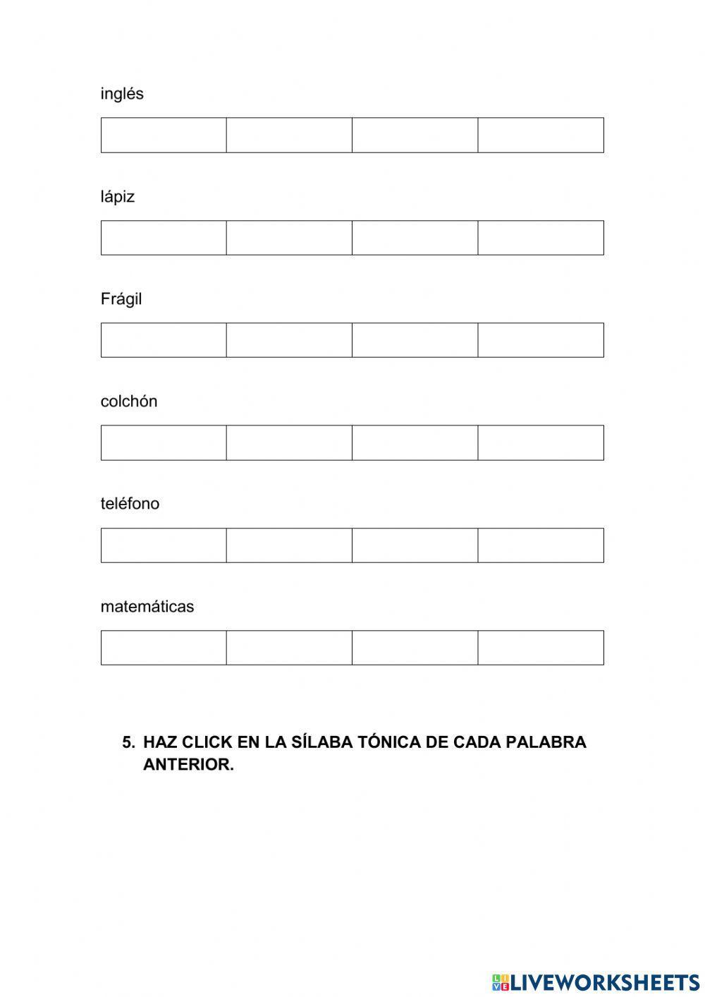 Agudas llanas y esdrújulas