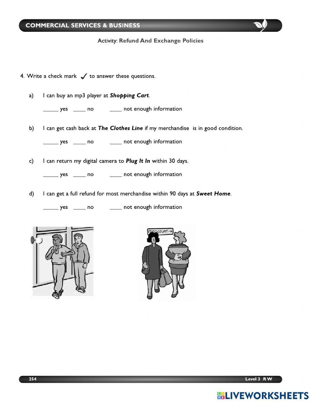 Refund and Exchange Policiies