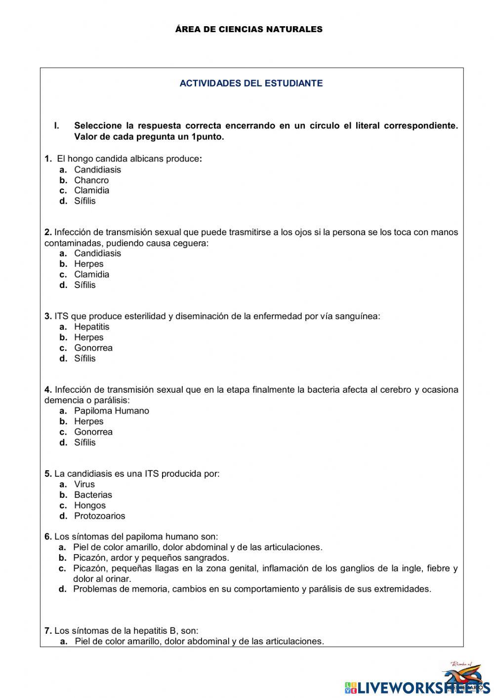 Infecciones de transmisión sexual