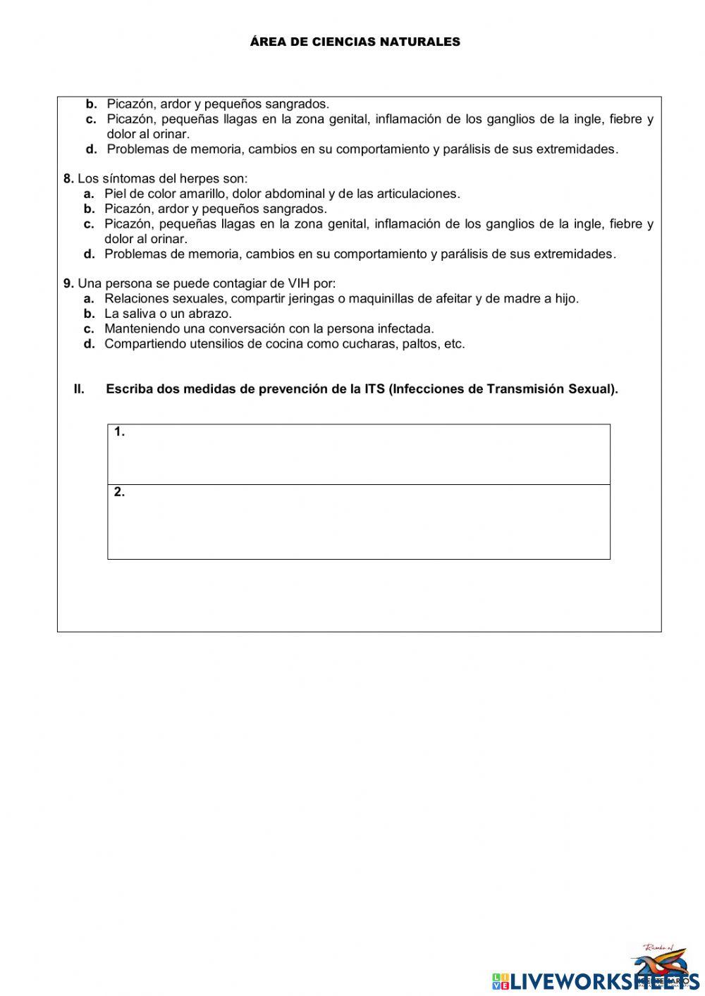 Infecciones de transmisión sexual