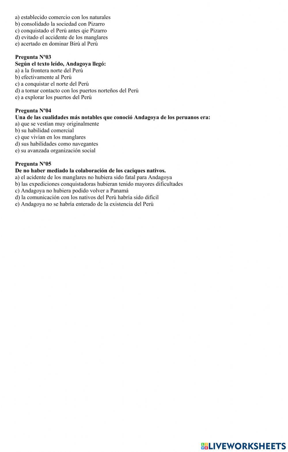 Comprensión lectora 1