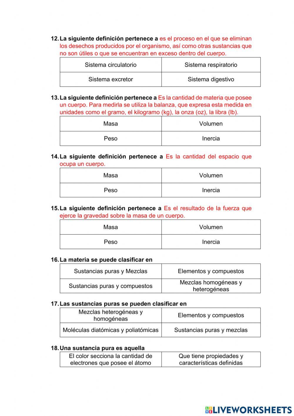 Cuestionarios 5to Egb