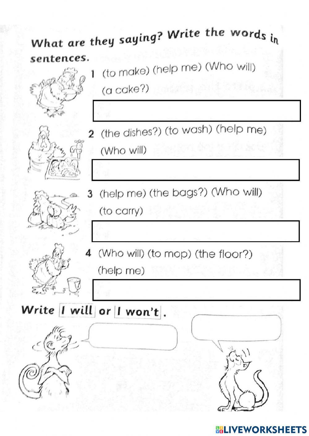 Future Tense (Will & Won't)