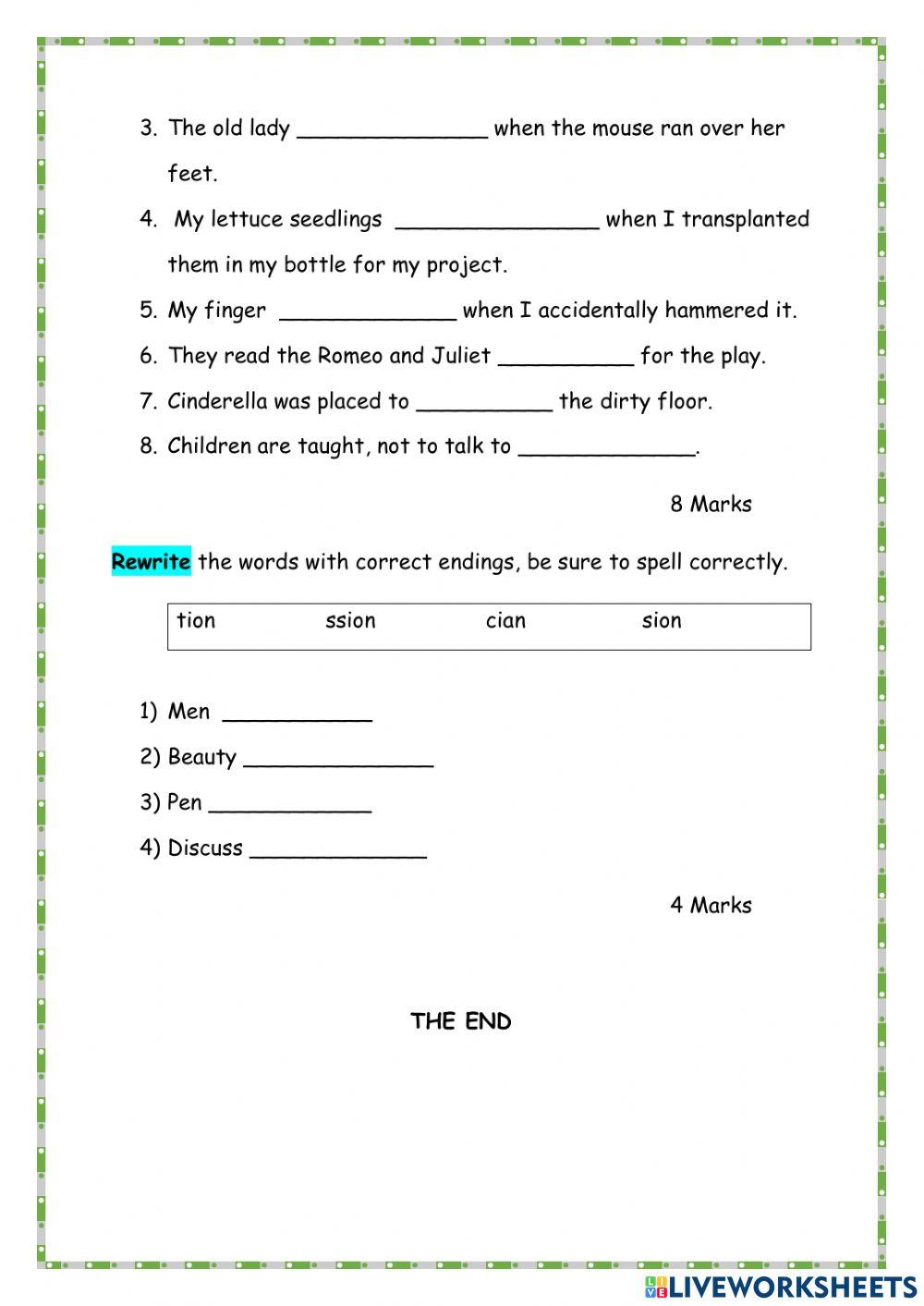 Phonics Mid Term Assessment