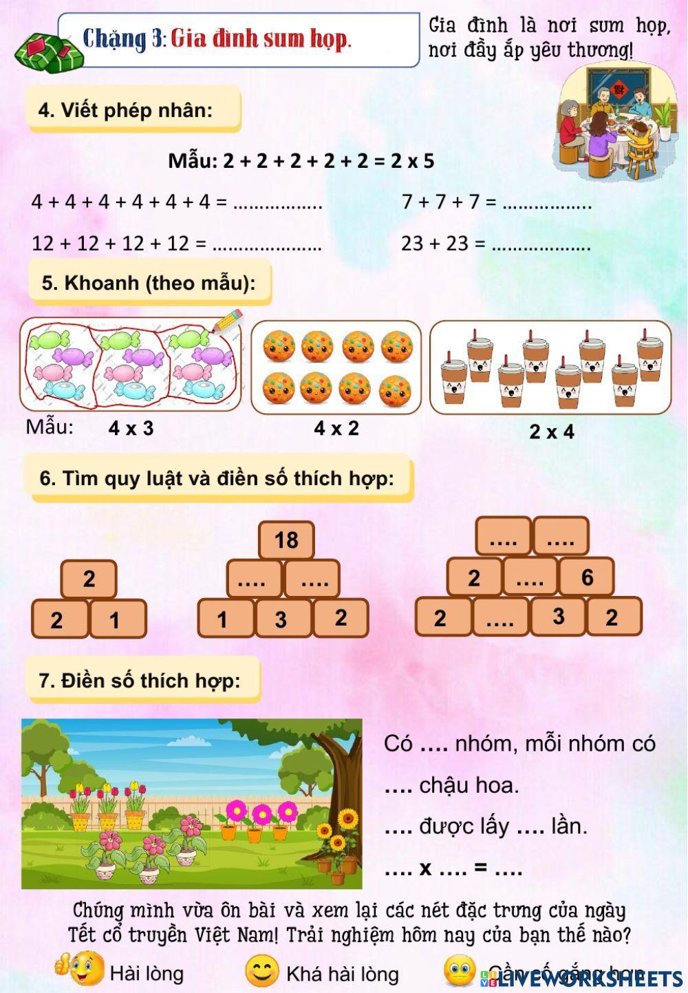 Toán - Lớp 2 - Tuần 19