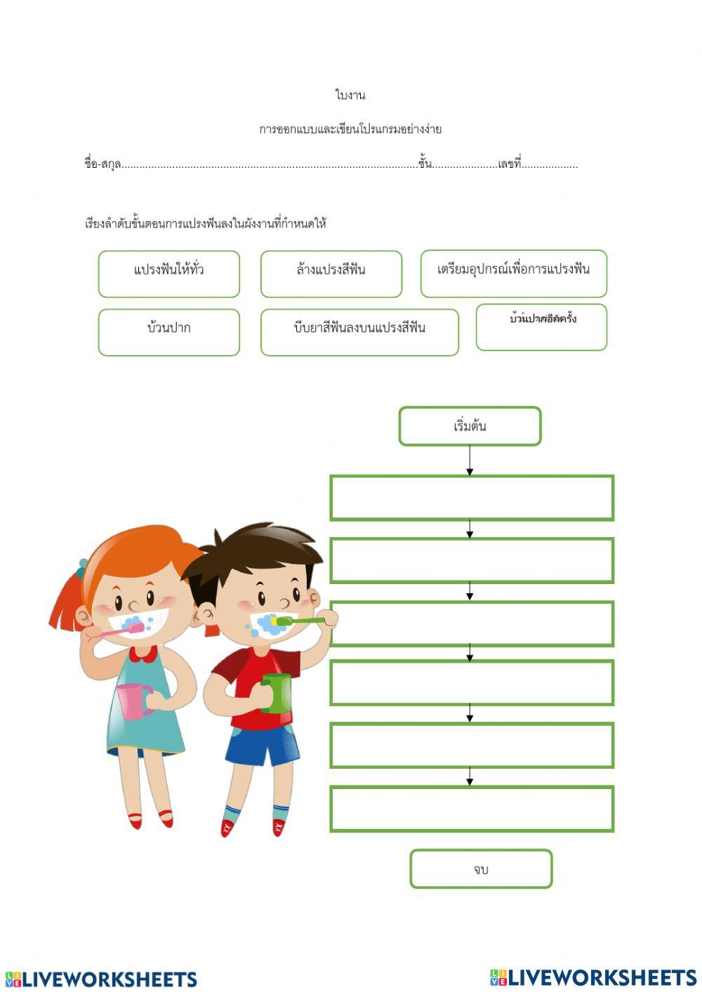 การแปรงฟัน