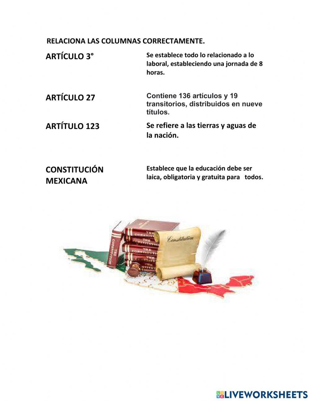 CONSTITUCIÓN MEXICANA