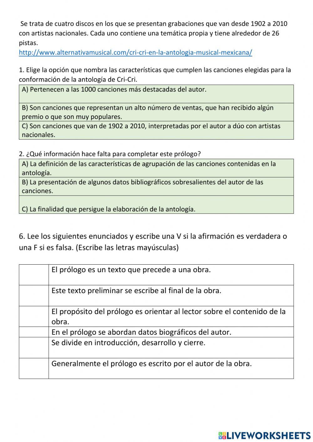 Pesia, figuras retóricas y el prólogo