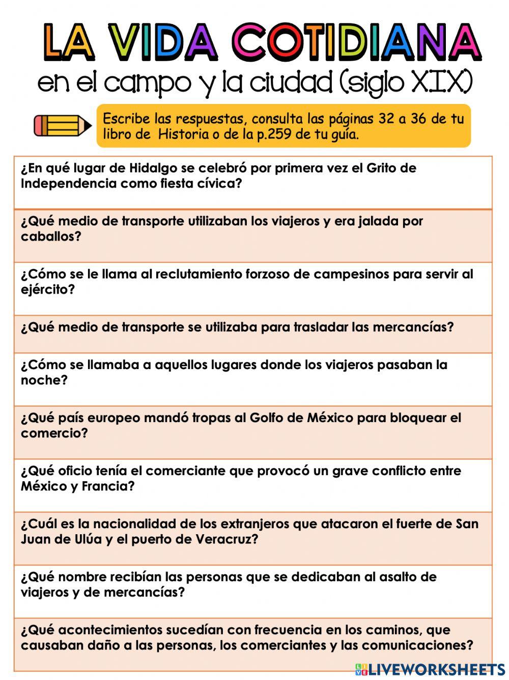 La vida cotidiana en el campo y la ciudad