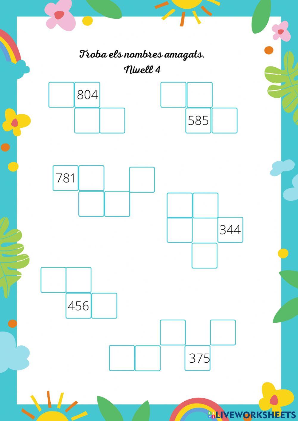 Troba el nombre amagat