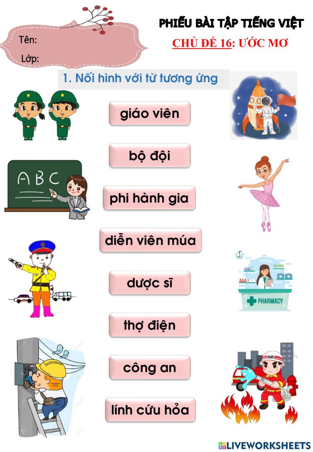 Tiếng việt - ôn tập cđ 16